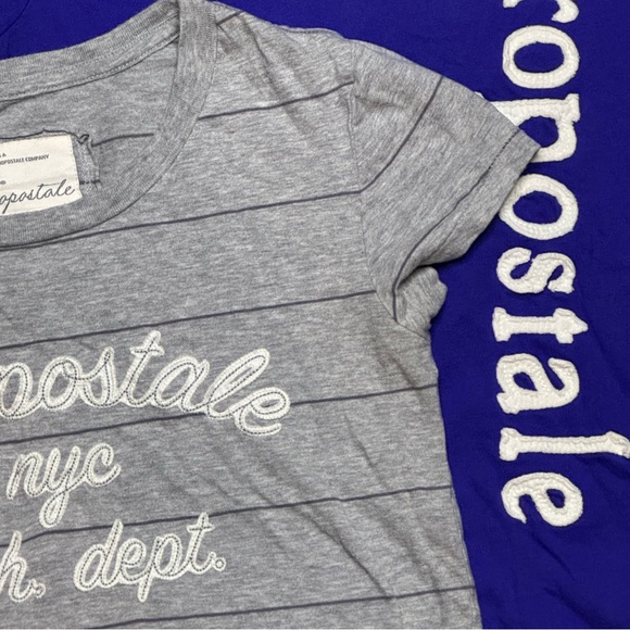 Y2k Aeropostale Women's Tank Tops - Purple and Gray Size M - Picture 4 of 7